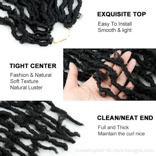 Handmade 613 Best Soft Wholersalers 36" 24" Braid 24 Strand Color Faux 24In Long Distressed 36 Inch Butterfly Crochet Hair